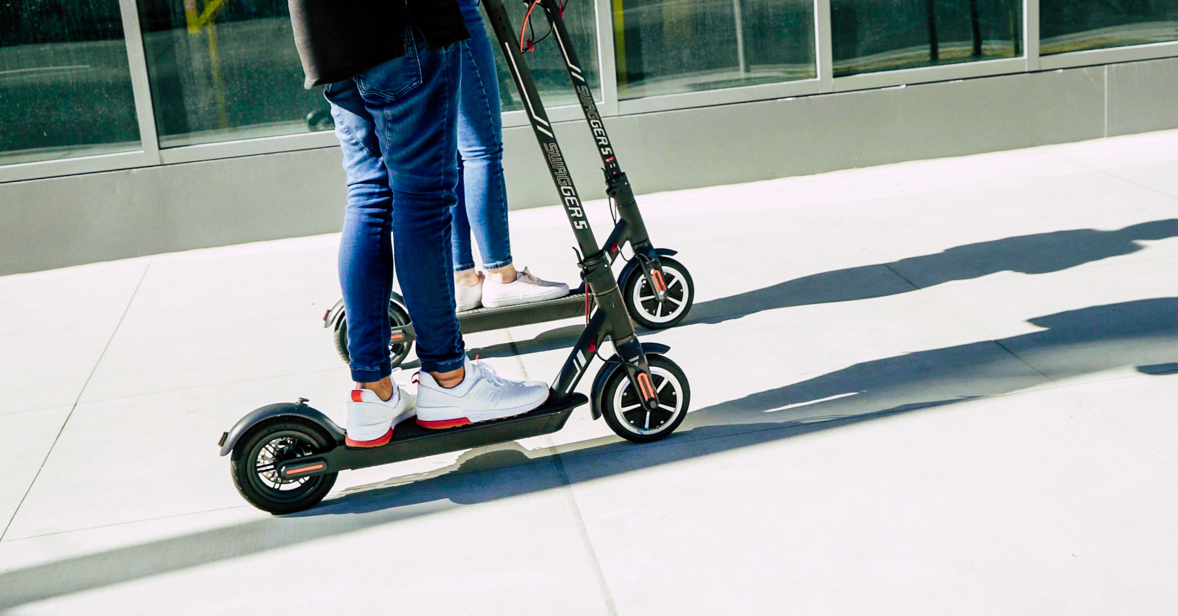 Electric Scooter going up hill