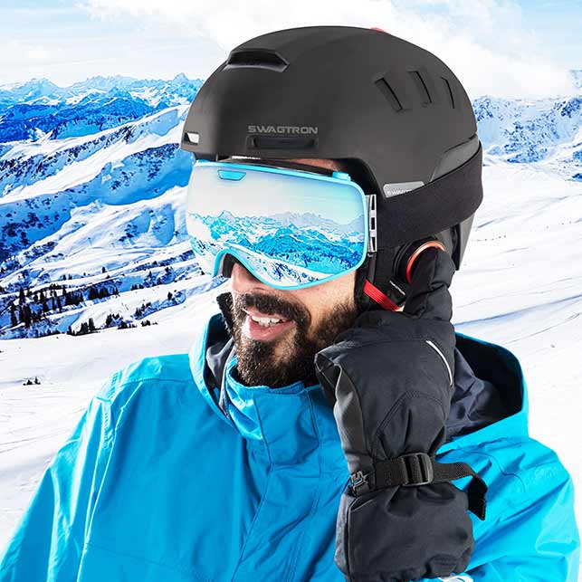 SWAGTRON Smart Ski Helmet Snowtide