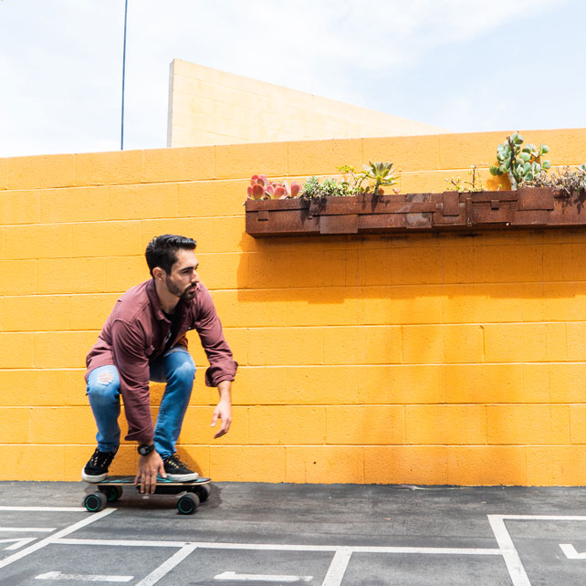 App Enabled Penny Board SWAGTRON Spectra Skateboard