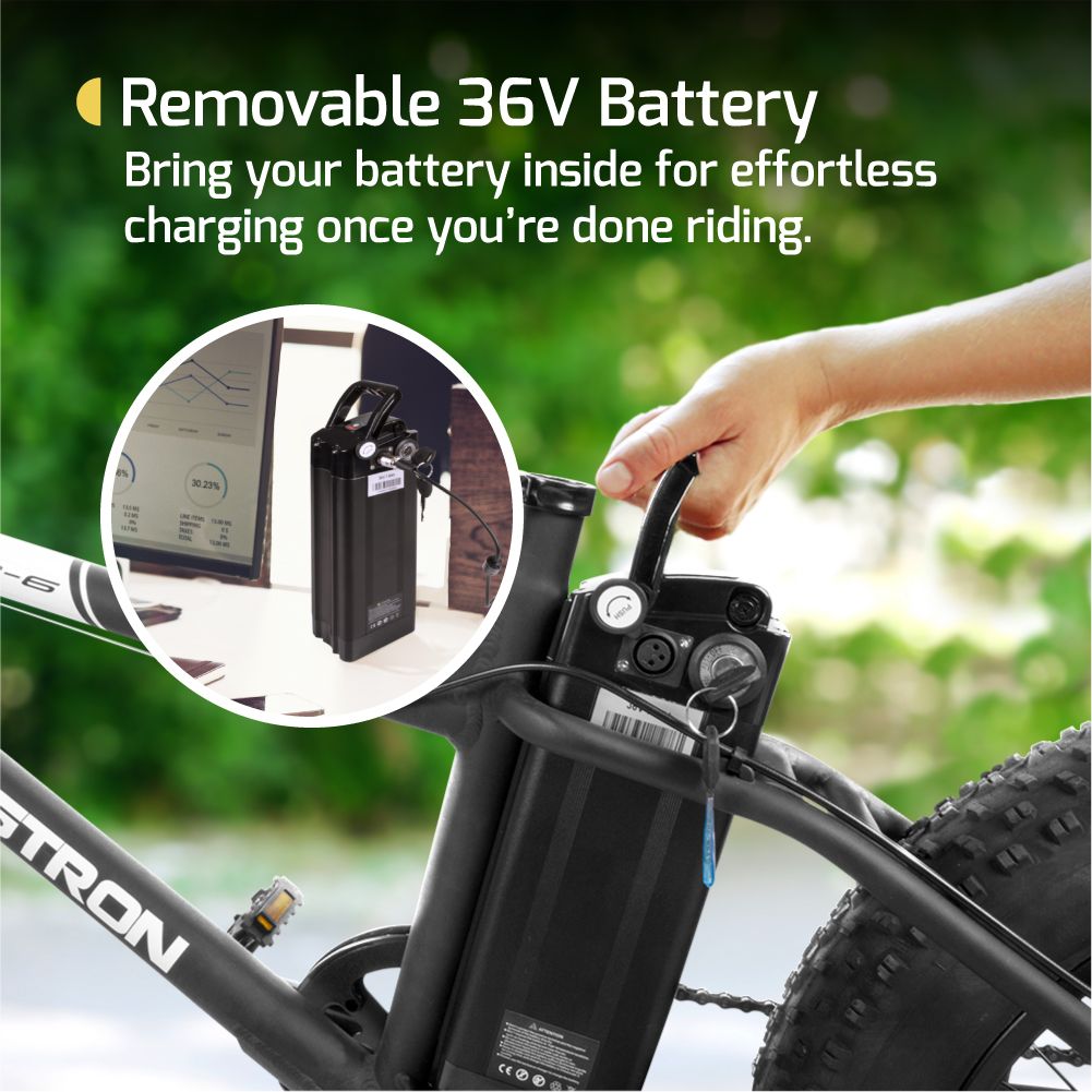 Swagtron EB6 Electric Bike Replacement Battery.