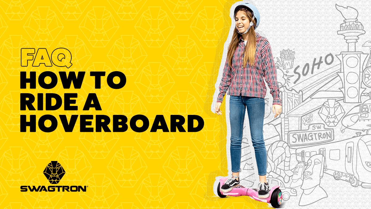 Young woman riding on a swagBOARD T580 Twist.